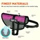 Dogline MaxAire MultiPurpose Mesh Vest for Dogs and 2 Removable Therapy Dog Patches Small Pink