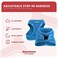 Downtown Pet Supply Step in Dog Harness for Small Dogs No Pull Medium Cobalt Adjustable Reflective Trim Padded Mesh Fabric Buckle Strap Harness for Dogs