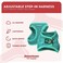 Downtown Pet Supply Step in Dog Harness No Pull XLarge Bermuda Blue Adjustable Harness with Padded Mesh Fabric and Reflective Trim Buckle Strap Harness for Dogs