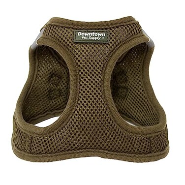 Downtown Pet Supply Step in Dog Harness No Pull XLarge Hunter Green Adjustable Harness with Padded Mesh Fabric and Reflective Trim Buckle Strap Harness for Dogs