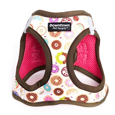 Downtown Pet Supply Stepin Dog Harness No Pull Adjustable Padded Mesh with Reflective Trim Secure Buckle Strap Comfortable Breathable Small Dog Harness XLarge Donut