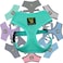EcoBark Dog Harness EcoFriendly Max Comfort Harnesses Luxurious Soft Mesh Halter Over The Head Harness Vest No Pull and No Choke for Large XL and XXL Dogs XL Mint Turquoise