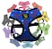 EcoBark Dog Harness EcoFriendly Max Comfort Harnesses Luxurious Soft Mesh Halter Over the Head Harness Vest No Pull and No Choke for Puppy Small Breeds Medium Dogs Large Nautical Anchor