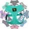EcoBark Dog Harness EcoFriendly Max Comfort Harnesses Luxurious Soft Mesh Halter Over the Head Harness Vest No Pull and No Choke for Puppy Toy Breeds Small Dogs Medium Mint Turquoise