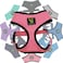 EcoBark Dog Harness EcoFriendly Max Comfort Harnesses Luxurious Soft Mesh Halter Over the Head Harness Vest No Pull and No Choke for Puppy Toy Breeds Small Dogs Small Light Pink