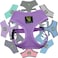 EcoBark Lavender Dog Harness EcoFriendly Max Comfort Harnesses Luxurious Soft Mesh Halter Over the Head Harness Vest No Pull and No Choke