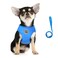 FEimaX Dog Harness and Leash Set for Walking Soft Mesh Adjustable Easy Control Lightweight Cat Vest Harnesses with Reflective Strips Escape Proof Small Dogs Cats Vests Azure Large