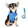 FEimaX Dog Harness and Leash Set for Walking Soft Mesh Adjustable Easy Control Lightweight Cat Vest Harnesses with Reflective Strips Escape Proof Small Dogs Cats Vests Azure Large