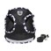 FEimaX Dog Harness and Leash Set for Walking Soft Mesh Adjustable Easy Control Lightweight Cat Vest Harnesses with Reflective Strips Escape Proof Small Dogs Cats Vests Cowblack Small