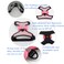 FUNAT Reflective Dog Harness with Rhinestone Cute Bling Ties Dog Harness Dog Leash Reflective Chest Strap with Shiny Bow L Red