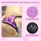 FURRYFECTION Plaid Dog Harness for Small Dogs Reflective No Pull Adjustable Pet Vest with Front Clip Leash Easy Control Handle and Seat Belt Rose S