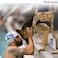 Hanshengday Tactical Dog Vest with Pouches Adjustable Heavy Duty Nylon Harness for Medium Large Dogs Service Outdoor Training Military Vest Harness with Molle System and Handle