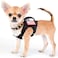 Hanshengday Tactical Service Dog Harness VestK9 Adjustable Military Working Harness WaterResistant Comfortable Training MOLLE Dog Vest with Handle with 2 Patches XS Black