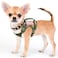Hanshengday Tactical Service Dog Harness VestK9 Adjustable Military Working Harness WaterResistant Comfortable Training MOLLE Dog Vest with Handle XS Camo