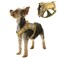 Hanshengday Tactical Service Dog Vest Harness for Medium Large Dog Military K9 Training Dog Vest with Molle and Loop Panels Adjustable Tactical Puppy Harnesses with Handle S Khaki