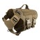 ICEFANG GN3 Tactical Dog Harness with 6X BuckleDog Molle Vest with Handle34 Body CoverageHook and Loop Panel for ID PatchNo Pulling Front Clip L 2835 Girth Coyote Brown