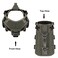 ICEFANG GN3 Tactical Dog Harness with 6X BuckleDog Molle Vest with Handle34 Body CoverageHook and Loop Panel for ID PatchNo Pulling Front Clip M 2531 Girth Ranger Green