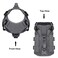ICEFANG GN3 Tactical Dog Harness with 6X BuckleDog Molle Vest with Handle34 Body CoverageHook and Loop Panel for ID PatchNo Pulling Front Clip XL 3239 Girth Wolf Gray