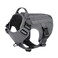 ICEFANG Tactical Dog Harness XLarge Size2X Metal BuckleWorking Dog MOLLE Vest with HandleNo Pulling Front Leash ClipHook and Loop Panel GreyXL Pack of 1
