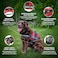 Industrial Puppy Service Dog in Training Vest Harness Durable Adjustable Dog Vest with Reflective Straps Removable Patches Handle DRing Travel and Daily Use XLarge 3039 Bright Red