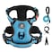 IVY&LANE IVYLANE No Pull Dog Harness for Small Dogs Dog Vest Harness with Leash Safety Belt and Storage Strap Fully Adjustable Harness 360 Reflective Strip Soft Handle Blue S