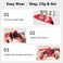 Joytale Small Dog Harness Breathable Mesh Stepin Vest Reflective Soft Padded Harnesses Small Sized Dog for Walking Red S