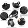 JSXD Dog HarnessNoPull Service Dog Harness with Handle Adjustable Outdoor Pet Dog Vest 3M Reflective Nylon Material Vest for BreedsEasy Control for Small Medium Large Dogs XS Black