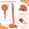 KOOLTAIL Thanksgiving Dog Harness for Small Medium DogsDog Harness and Leash Set Step in No Pull Soft Mesh Padded Adjustable and Reflective Pet Vest Puppy Extra Harness for XS S Dogs Orange Plaid M
