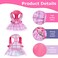 Kosiyi Dog Harness Breathable Adjustable No Pull Dog Harness for Small Medium Dogs Pink No Leash XSmall Chest 98126in