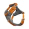 Kurgo Journey Air Dog Harness Secure Fit for Active Dogs Padded Chest Lightweight Ripstop Fabric Breathable Mesh Reflective Trim Back Assist Handle Orange XLarge