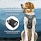 Kurgo Stash n Dash Harness Lightweight Portable Travel Dog Gear Ripstop Fabric Reflective Trim Foldable Dog Running Harness VNeck Design Black Small