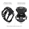 Kurgo Stash n Dash Harness Lightweight Portable Travel Dog Gear Ripstop Fabric Reflective Trim Foldable Dog Running Harness VNeck Design Black Small