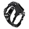 Kurgo Stash n Dash Harness Lightweight Portable Travel Dog Gear Ripstop Fabric Reflective Trim Foldable Dog Running Harness VNeck Design Black Small