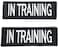 Leash Boss Service Dog Patches for Harness Velcro Patches for Dog Harness or Vest Do Not Pet Patch Dog in Training Service Dog Emotional Support Removable Hook and Loop Embroidered Patches