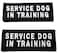 Leash Boss Service Dog Patches for Harness Velcro Patches for Dog Harness or Vest Do Not Pet Patch Dog in Training Service Dog Emotional Support Removable Hook and Loop Embroidered Patches