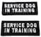 Leash Boss Service Dog Patches for Harness Velcro Patches for Dog Harness or Vest Do Not Pet Patch Dog in Training Service Dog Emotional Support Removable Hook and Loop Embroidered Patches