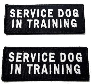 Leash Boss Service Dog Patches for Harness Velcro Patches for Dog Harness or Vest Do Not Pet Patch Dog in Training Service Dog Emotional Support Removable Hook and Loop Embroidered Patches