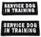 Leash Boss Service Dog Patches for Harness Velcro Patches for Dog Harness or Vest Do Not Pet Patch Dog in Training Service Dog Emotional Support Removable Hook and Loop Embroidered Patches