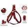 lionet paws Lionet Paws Dog Harness NoPull Adjustable Silk Nylon Webbing Pet Harness with Metal Buckle for Small Dogs Easy Walking Red XS