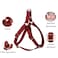 lionet paws Lionet Paws Dog Harness NoPull Adjustable Silk Nylon Webbing Pet Harness with Metal Buckle for Small Dogs Easy Walking Red XS