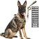 MOOGROU Tactical Dog Harness and Leash Set for Large DogsHeavy Duty No Pull Service Dog Vest and 10 Patches with Dog Seat BeltReflective Adjustable Pet Harness for Training Walking Hiking Camo L