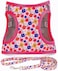 MOONPET Moonpet Step in Dog Harness Leash Set All Weather Reflective NoPull Floral Pattern Padded Mesh Vest Harness for Cats Puppy ExtraSmall Small Medium Large Dogs Romantic Sakura XXS