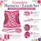 MOONPET Moonpet Step in Dog Harness Leash Set All Weather Reflective NoPull Floral Pattern Padded Mesh Vest Harness for Cats Puppy ExtraSmall Small Medium Large Dogs Romantic Sakura XXS