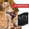 MUMUPET Service Dog Vest Harness No Pull Reflective Adjustable with Handle Soft Breathable Padding for Medium Dogs 2 Removable Velcro Patches Red M