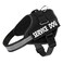 MUMUPET Service Dog Vest No Pull Reflective Adjustable Harness with Handle Soft Breathable Padding for Medium Dogs 2 Removable Velcro Patches Black M