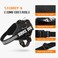 MUMUPET Service Dog Vest No Pull Reflective Adjustable Harness with Handle Soft Breathable Padding for Medium Dogs 2 Removable Velcro Patches Black M
