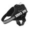 MUMUPET Service Dog Vest No Pull Reflective Adjustable Harness with Handle Soft Breathable Padding for Medium Dogs 2 Removable Velcro Patches Black M