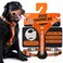 JAX PLANET No Pull Dog Harness with Handle Grip Control Training Harness for Medium Dogs Front DRing Reflective Secure Adjustable Fit with Metal Buckles for Walking and Running Orange Medium