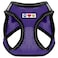 Pawtitas Reflective Mesh Puppy Dog Harness for Extra Extra Small Dogs Adjustable No Pull Fits Neck 8 in Chest 12 in XXS Purple