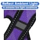 Pawtitas Reflective Mesh Puppy Dog Harness for Extra Extra Small Dogs Adjustable No Pull Fits Neck 8 in Chest 12 in XXS Purple